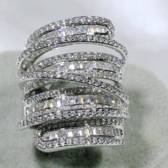 undefined Jewelry - beautiful sterling silver Diamond Ring